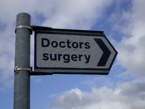 Doctors surgery sign